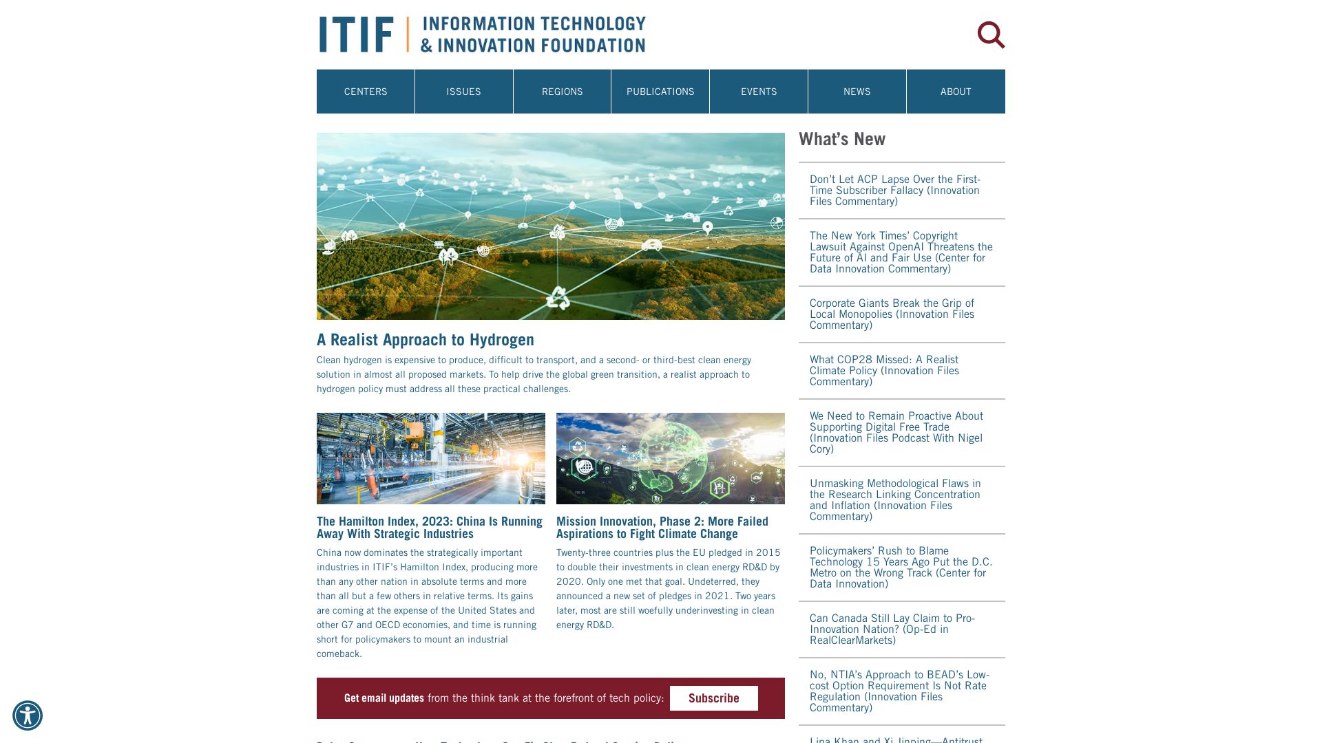вебсайт itif.org Є   ONLINE