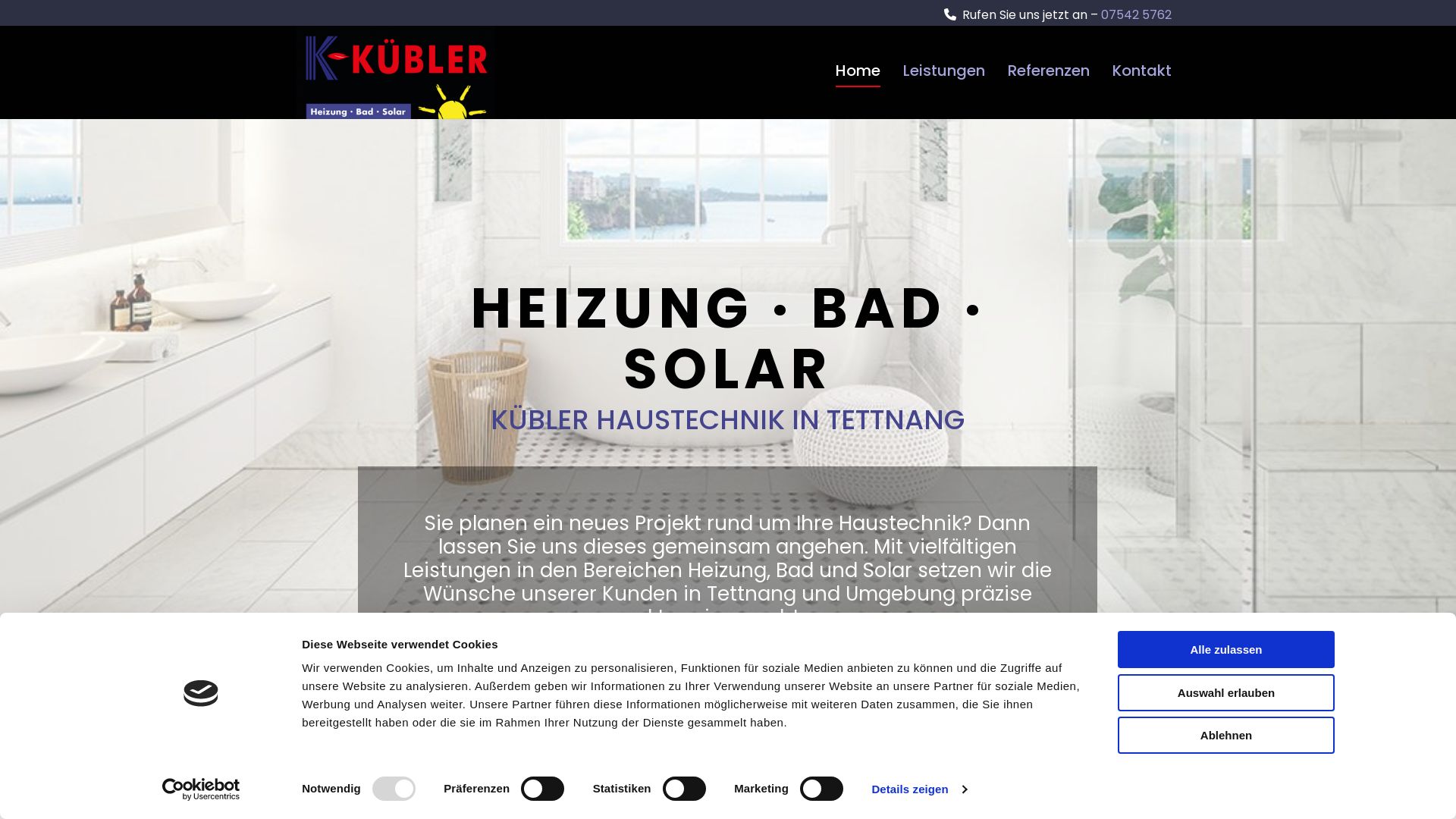 вебсайт kuebler-haustechnik.de Є   ONLINE