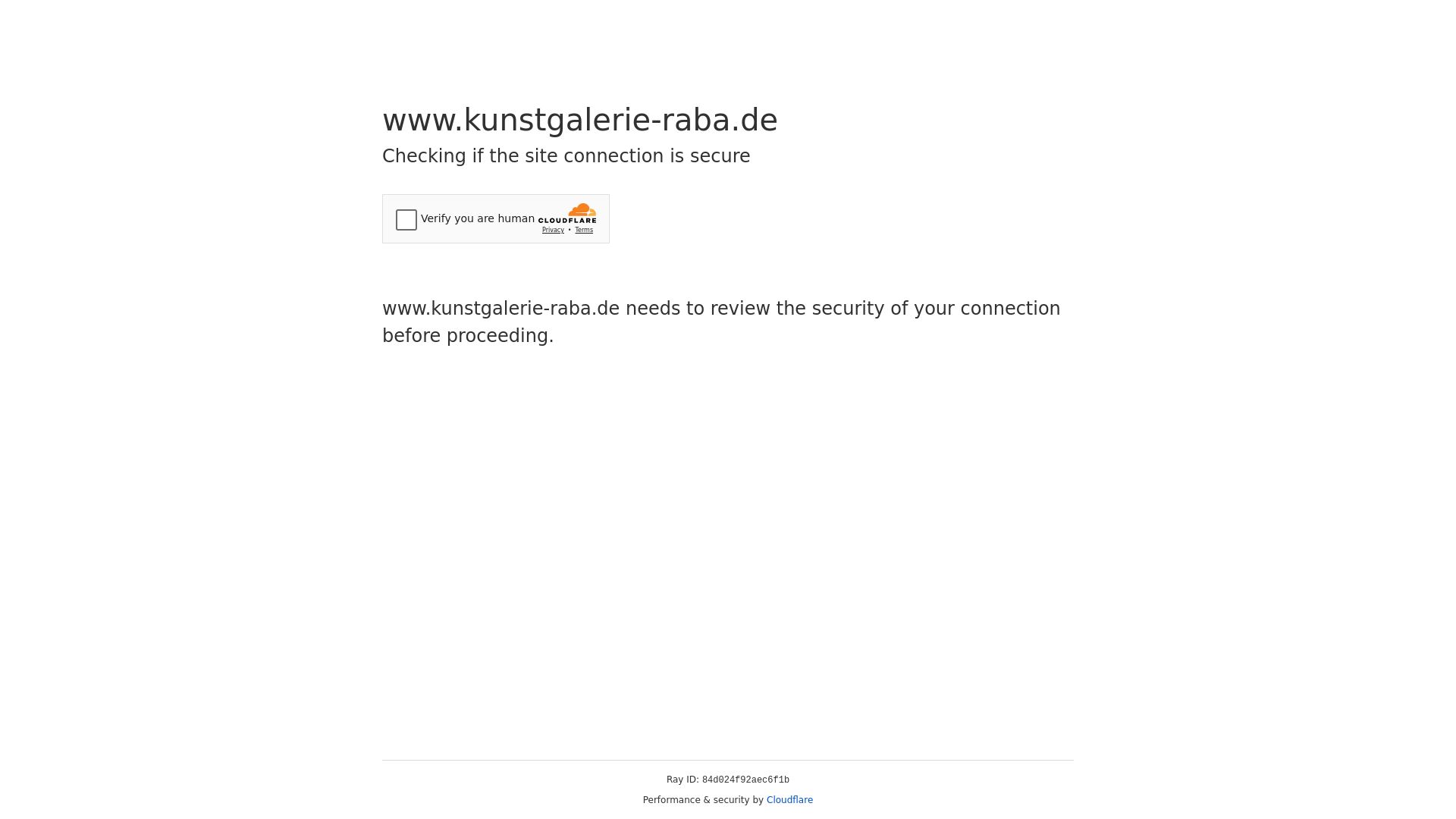вебсайт kunstgalerie-raba.de Є   ONLINE