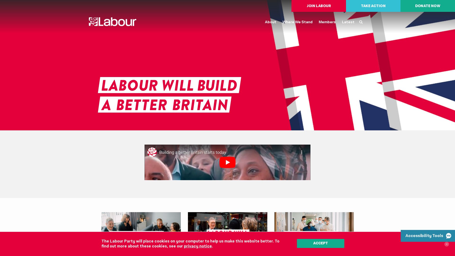 вебсайт labour.org.uk Є   ONLINE