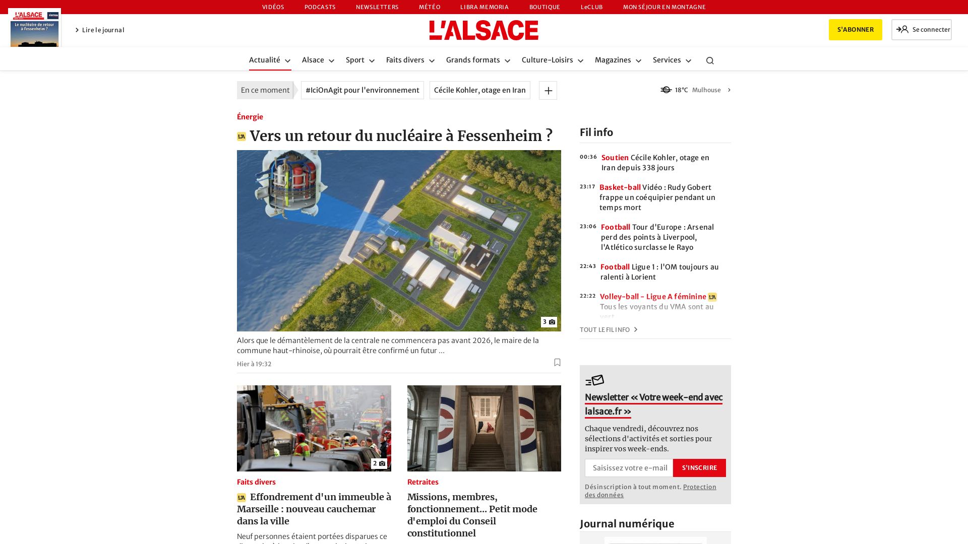 вебсайт lalsace.fr Є   ONLINE