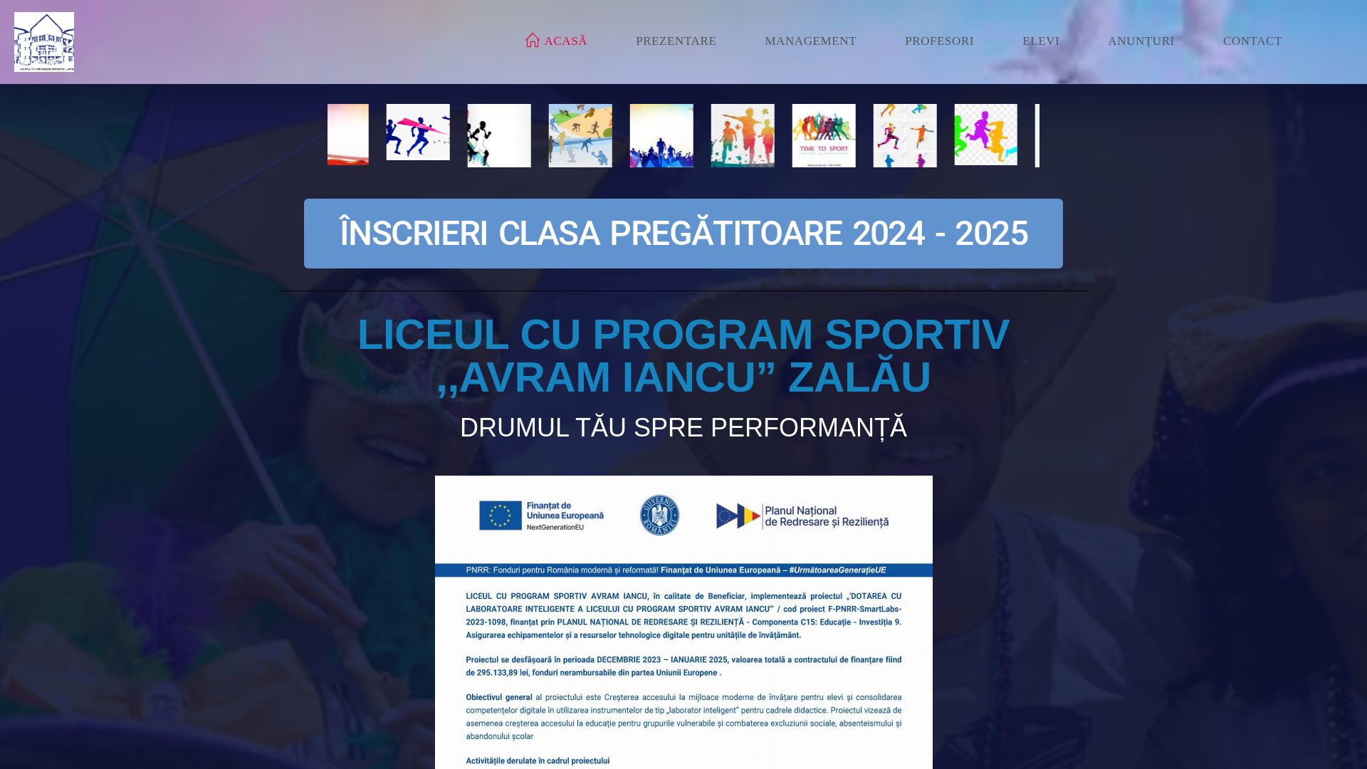 вебсайт liceulsportivzalau.ro Є   ONLINE