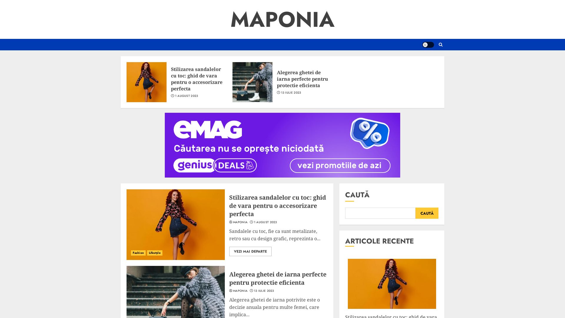 вебсайт maponia.ro Є   ONLINE