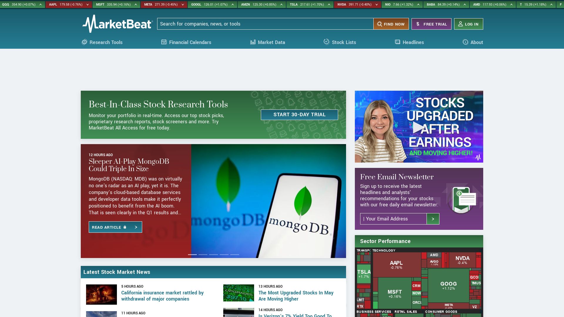 вебсайт marketbeat.com Є   ONLINE