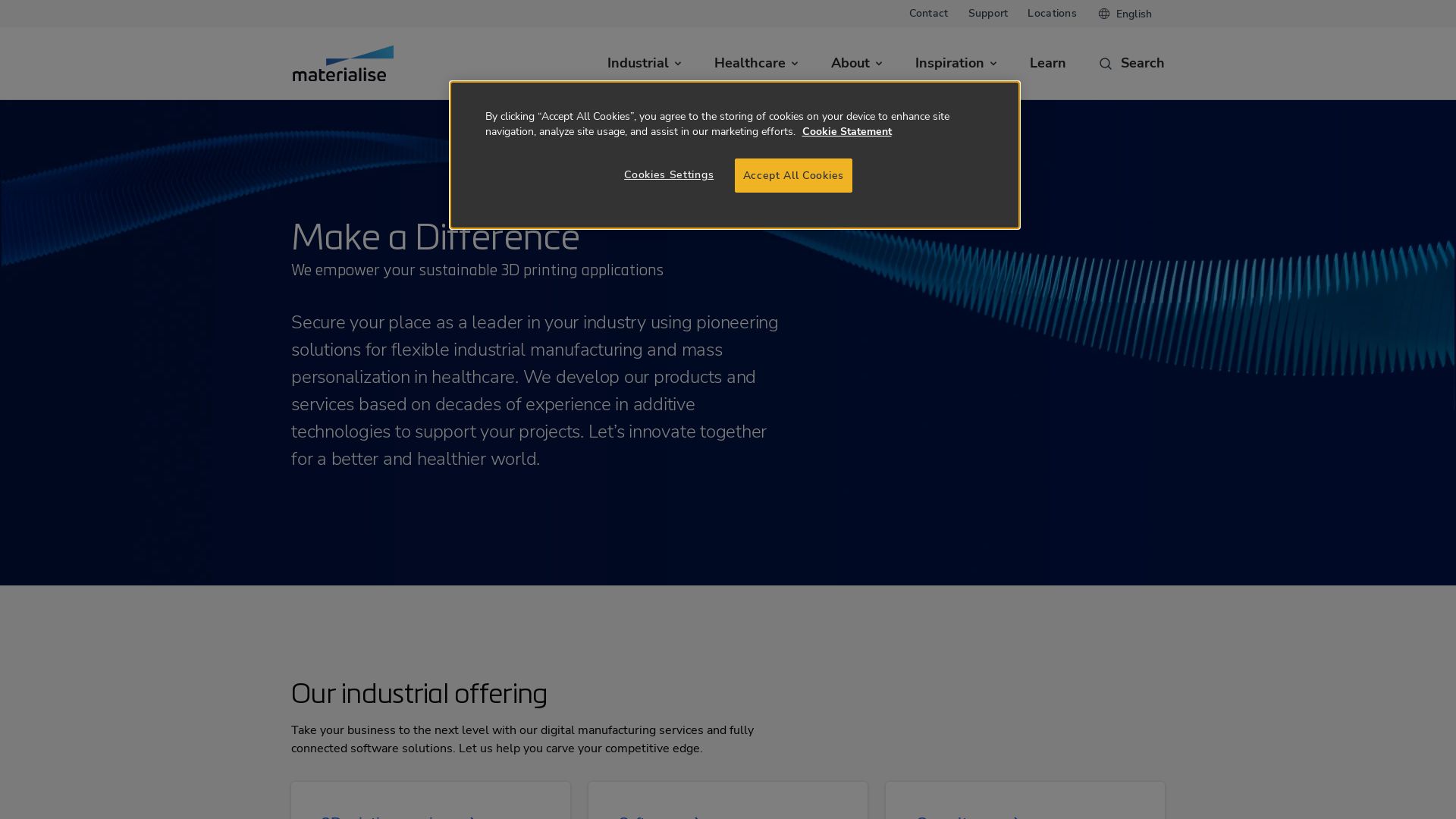 вебсайт materialise.com Є   ONLINE
