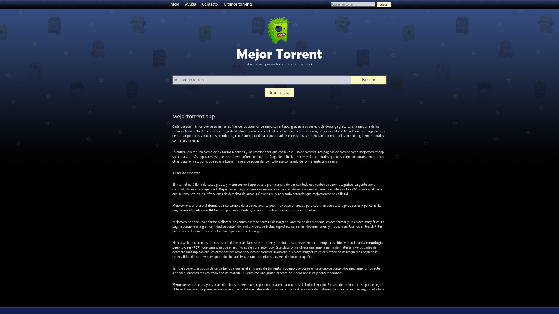 вебсайт mejortorrent.wtf Є   ONLINE