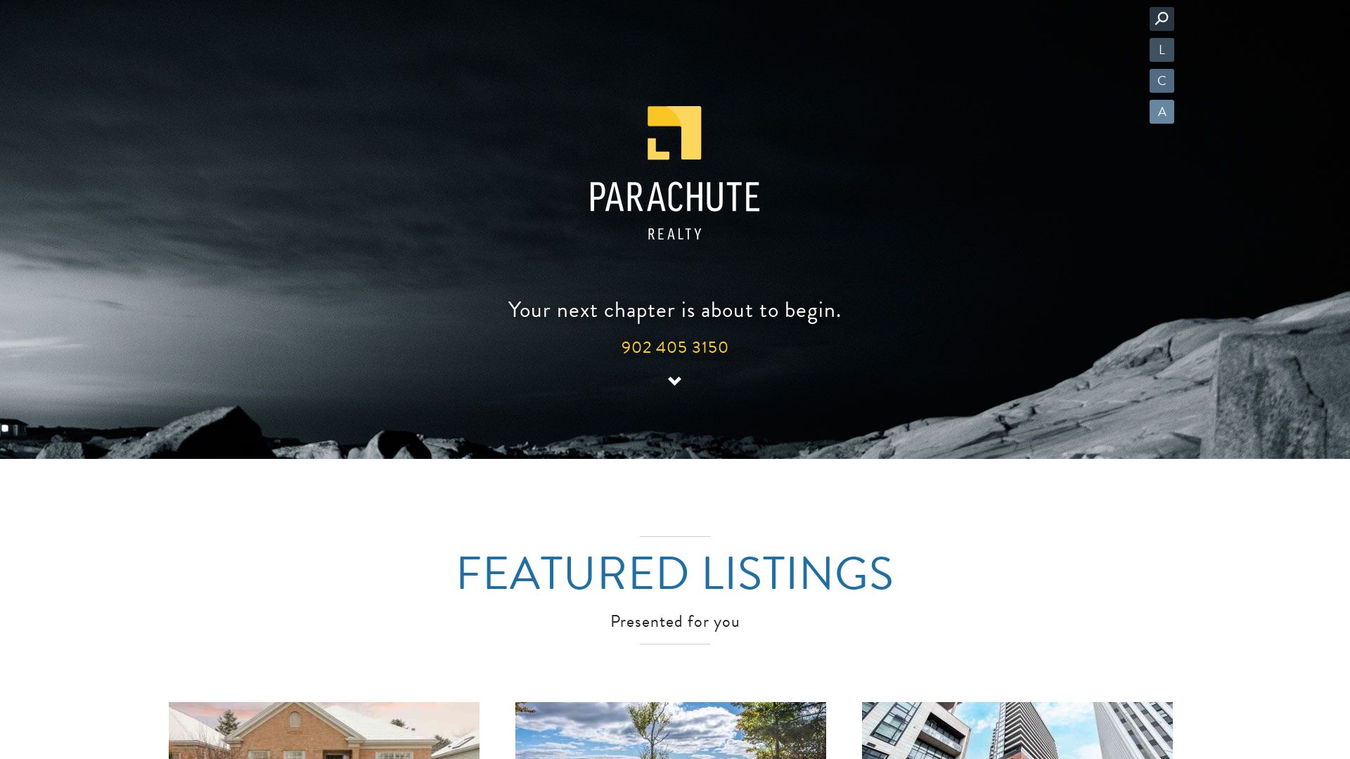 вебсайт parachuterealty.ca Є   ONLINE
