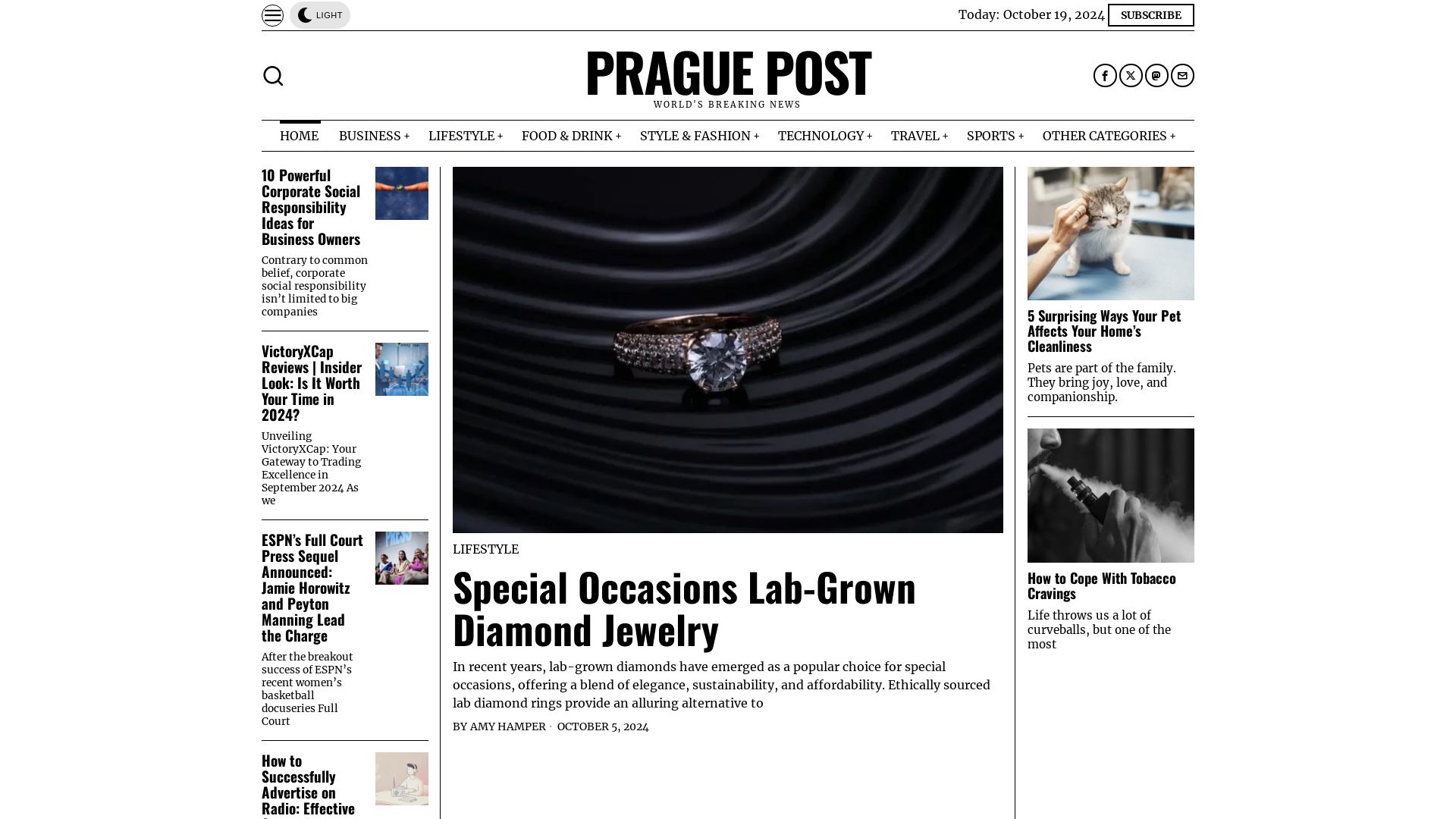 вебсайт praguepost.com Є   ONLINE
