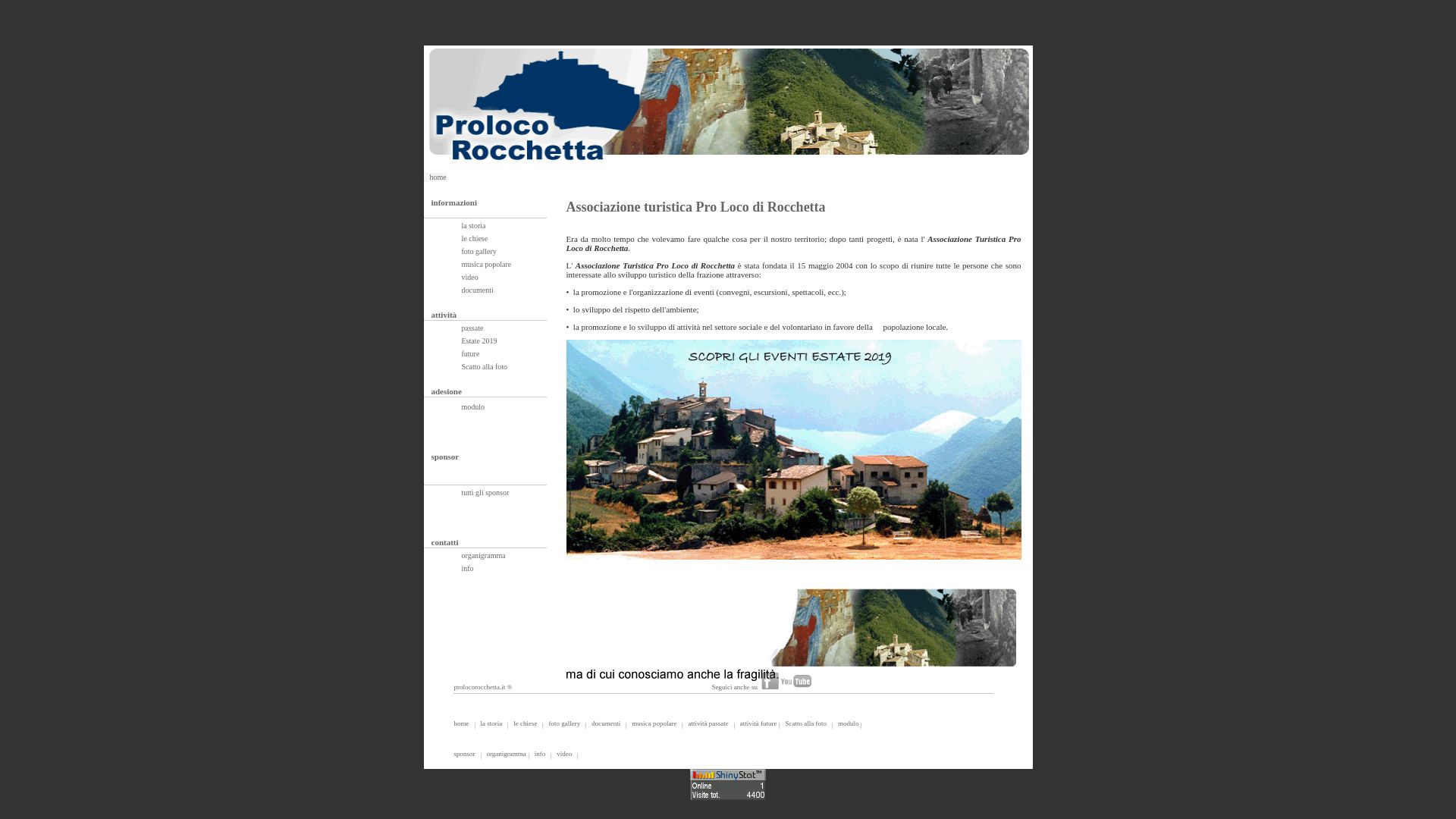 вебсайт prolocorocchetta.it Є   ONLINE