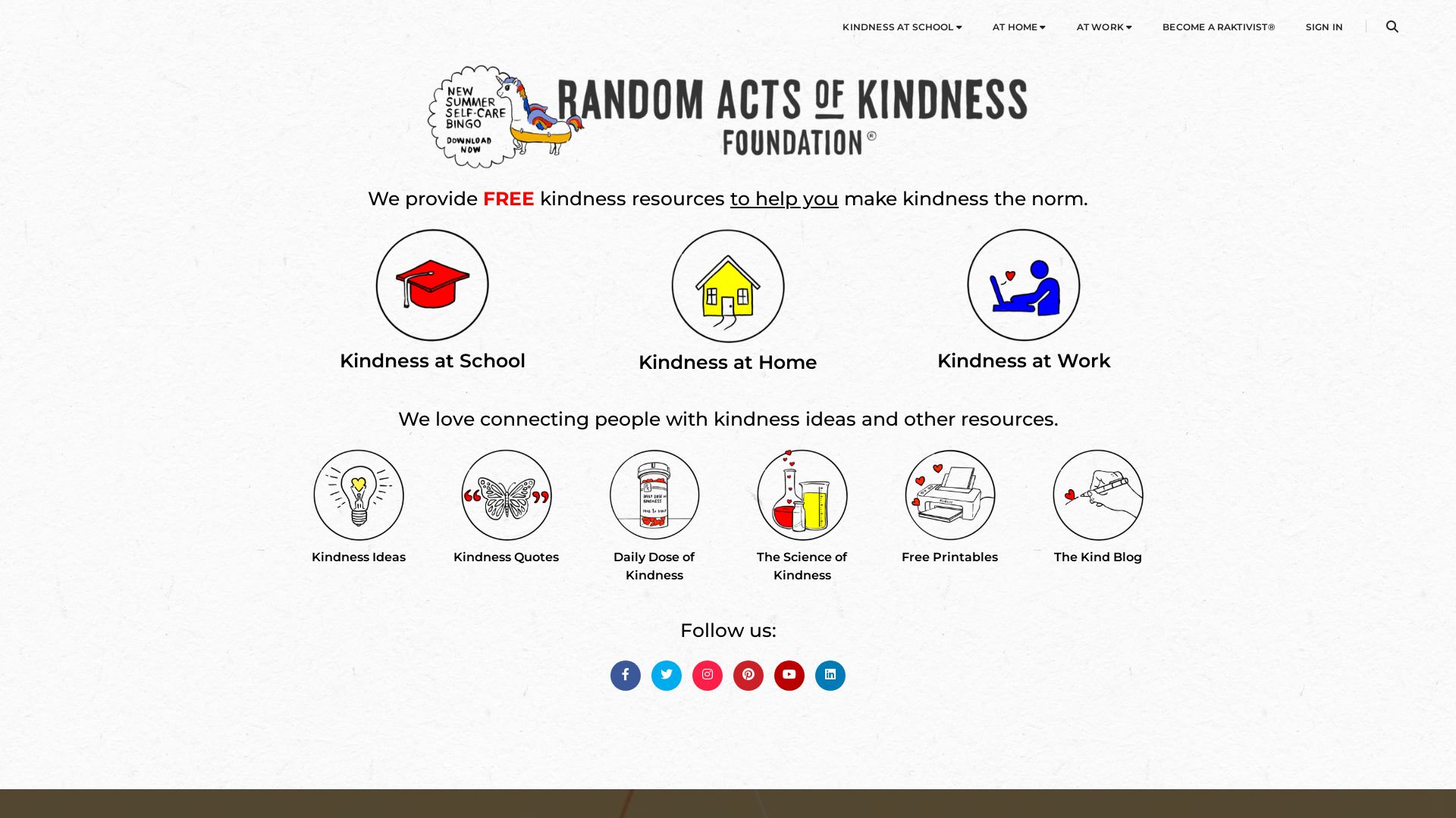 вебсайт randomactsofkindness.org Є   ONLINE