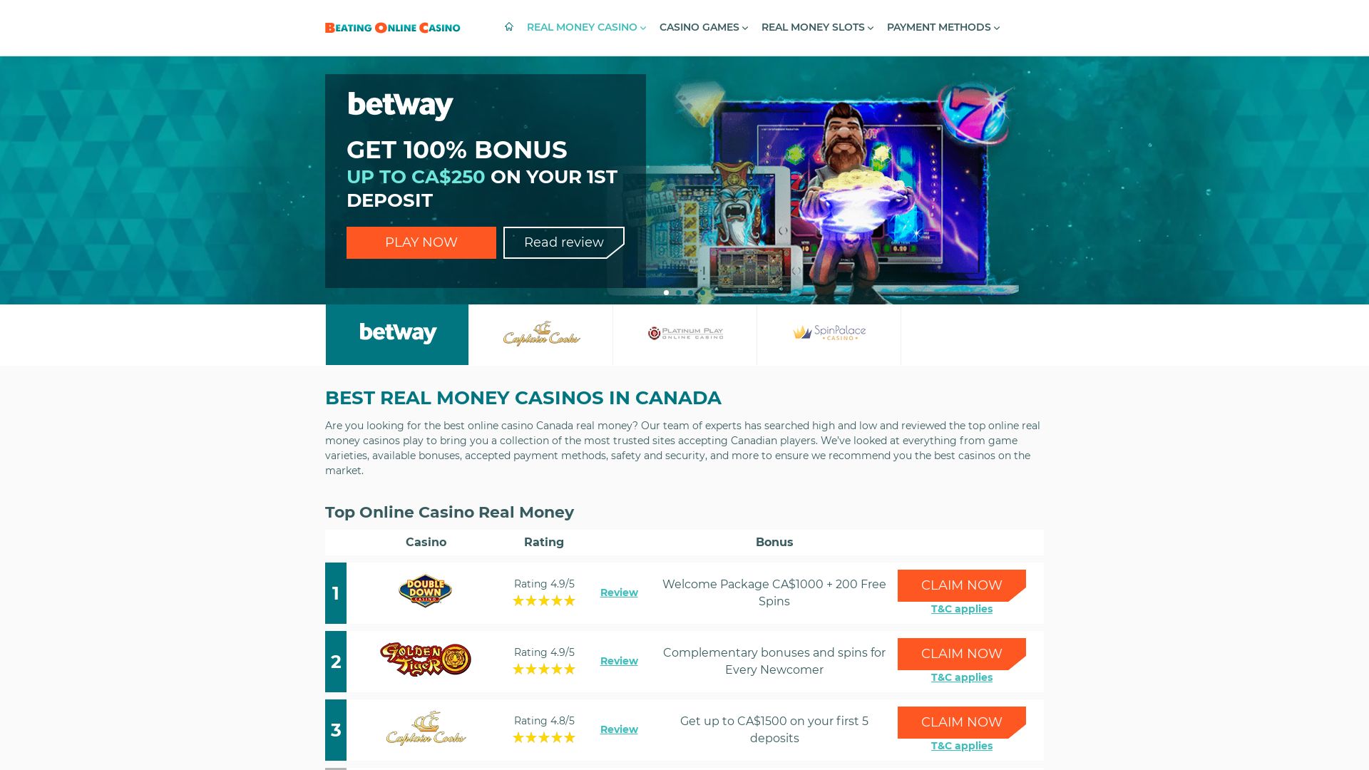 вебсайт real-money-casino.ca Є   ONLINE