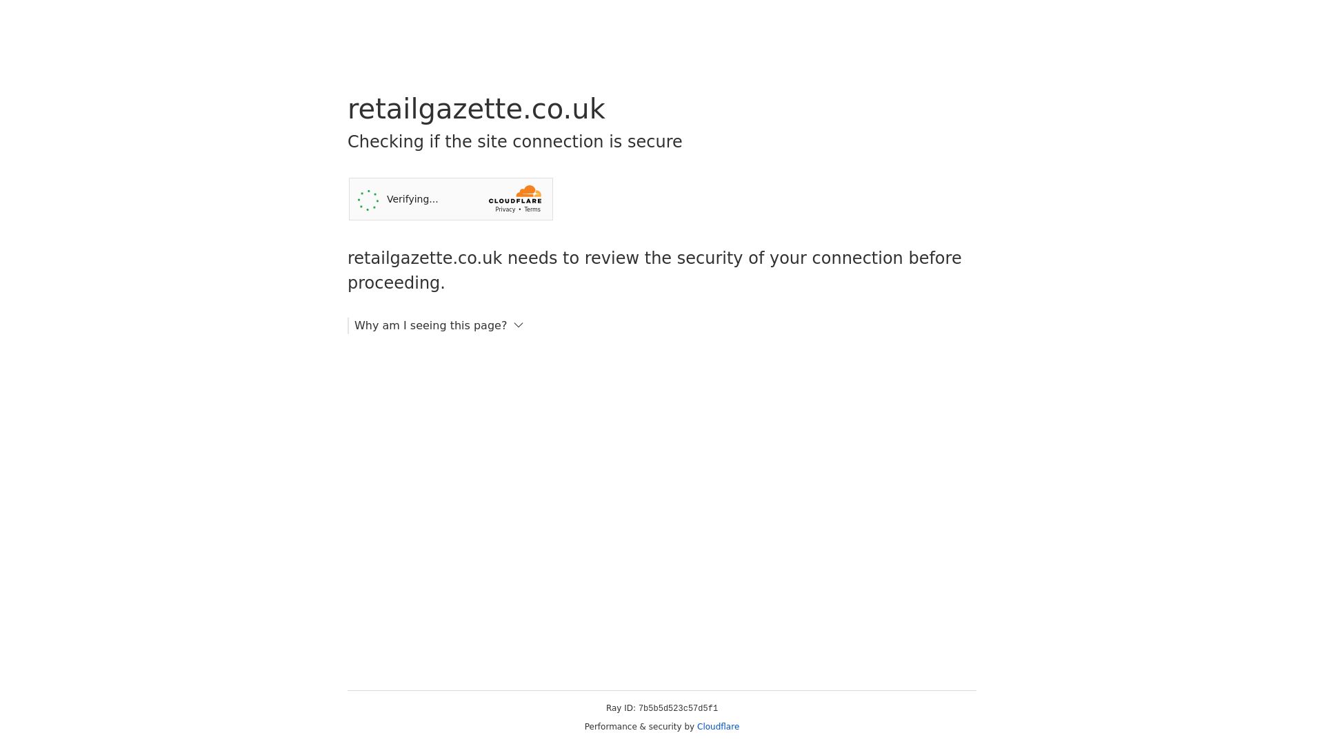 вебсайт retailgazette.co.uk Є   ONLINE