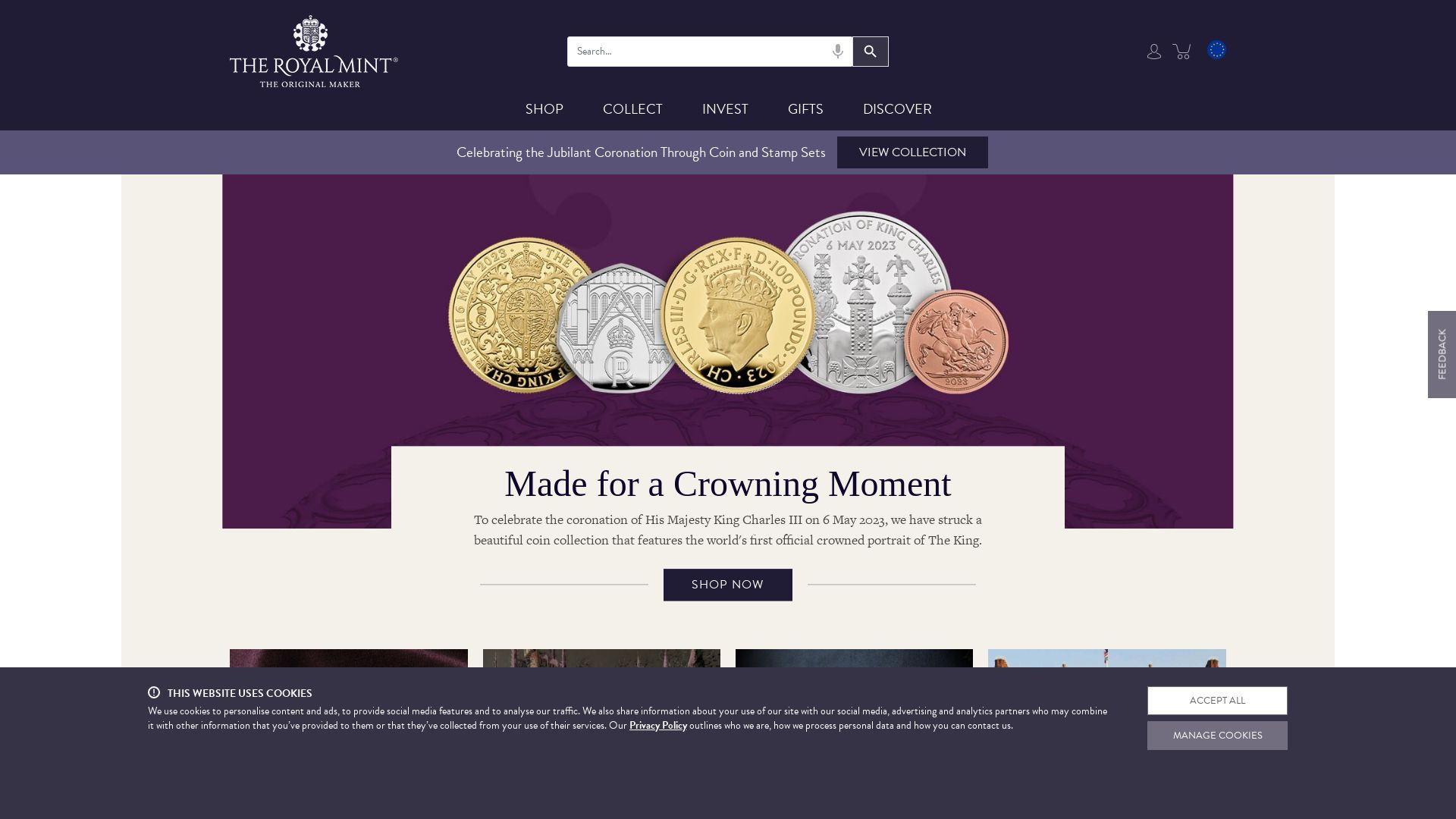 вебсайт royalmint.com Є   ONLINE