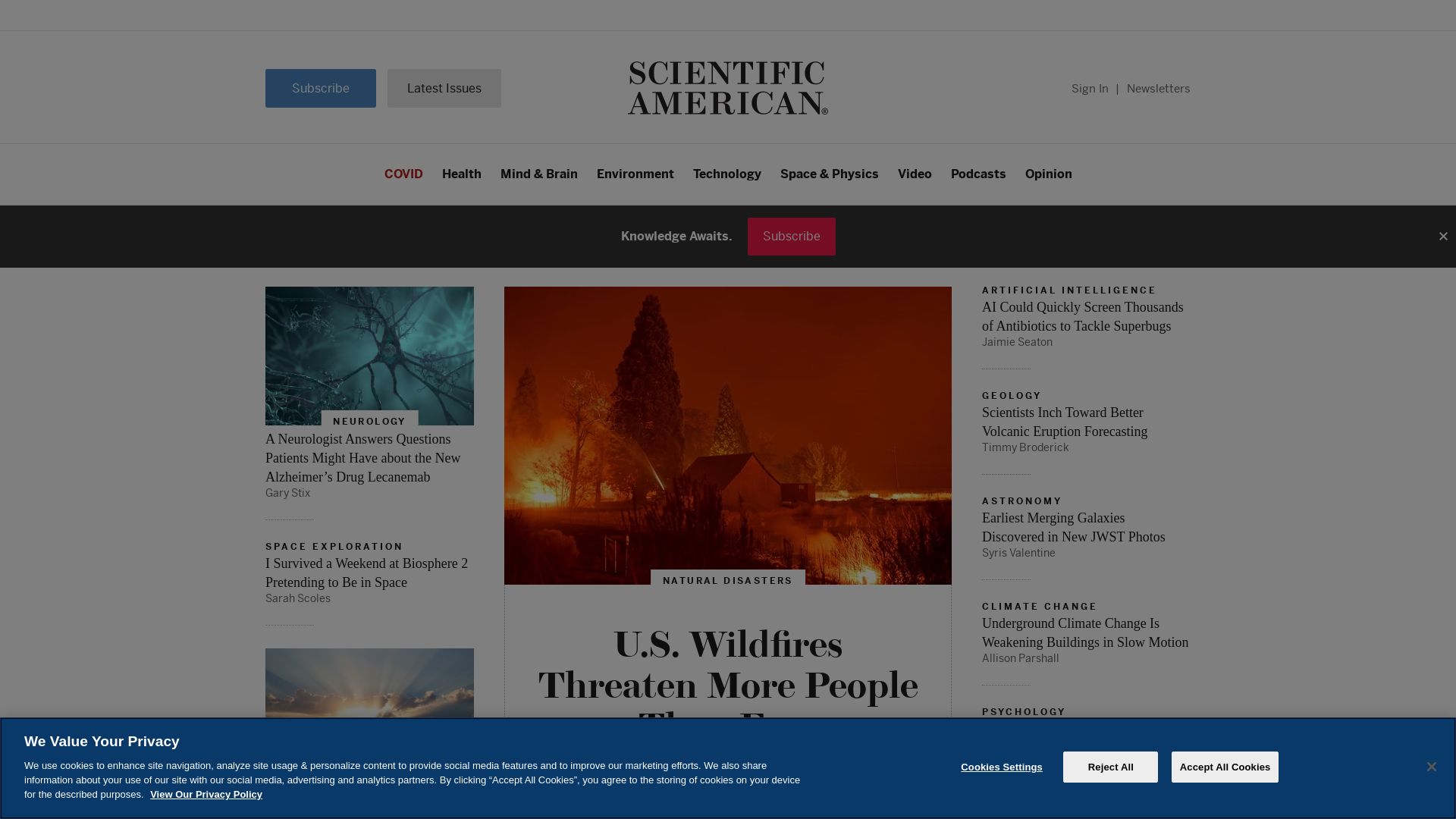 вебсайт scientificamerican.com Є   ONLINE