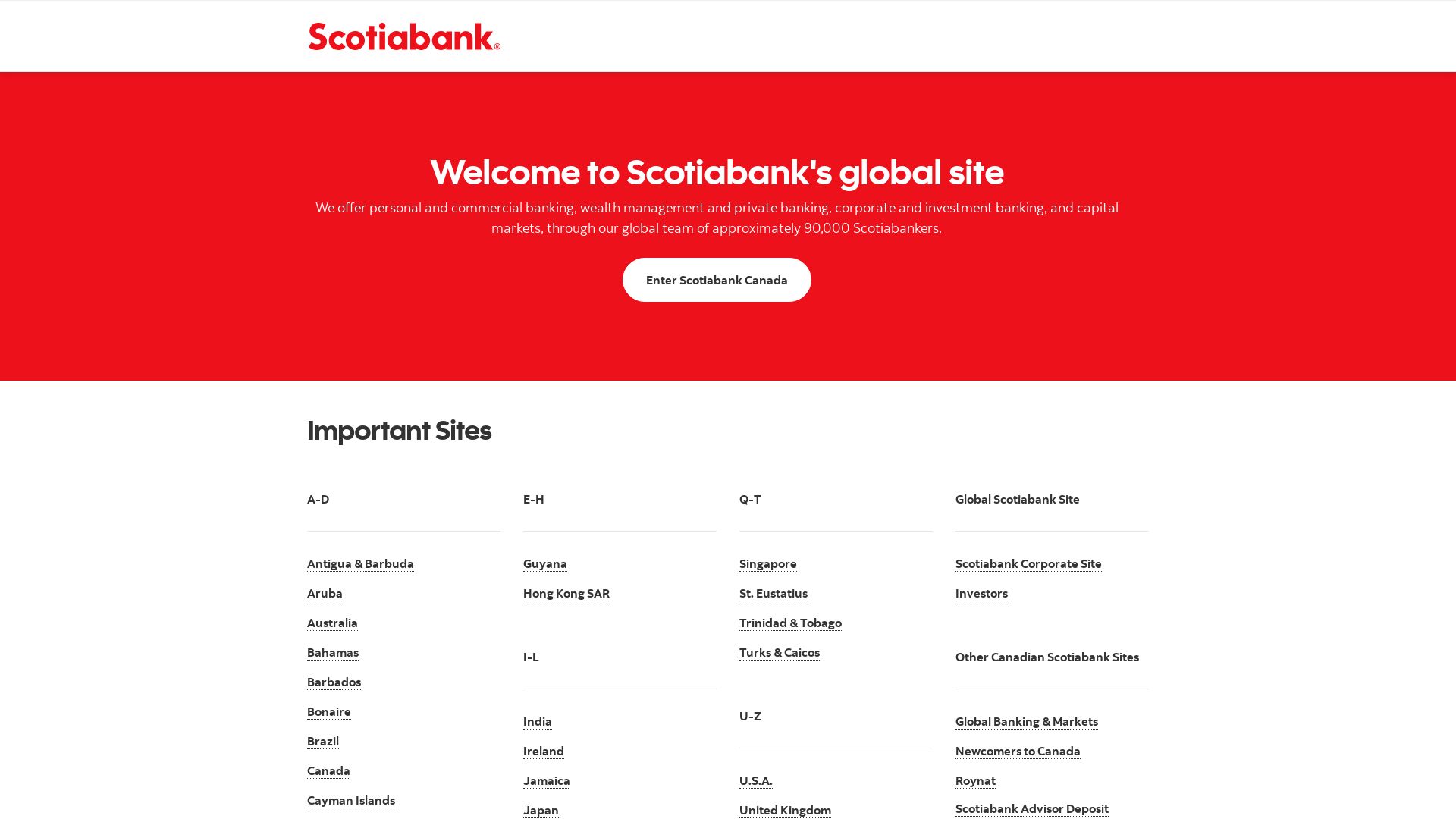 вебсайт scotiabank.com Є   ONLINE