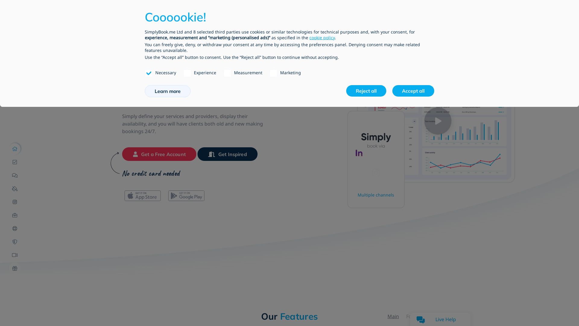 вебсайт simplybook.me Є   ONLINE