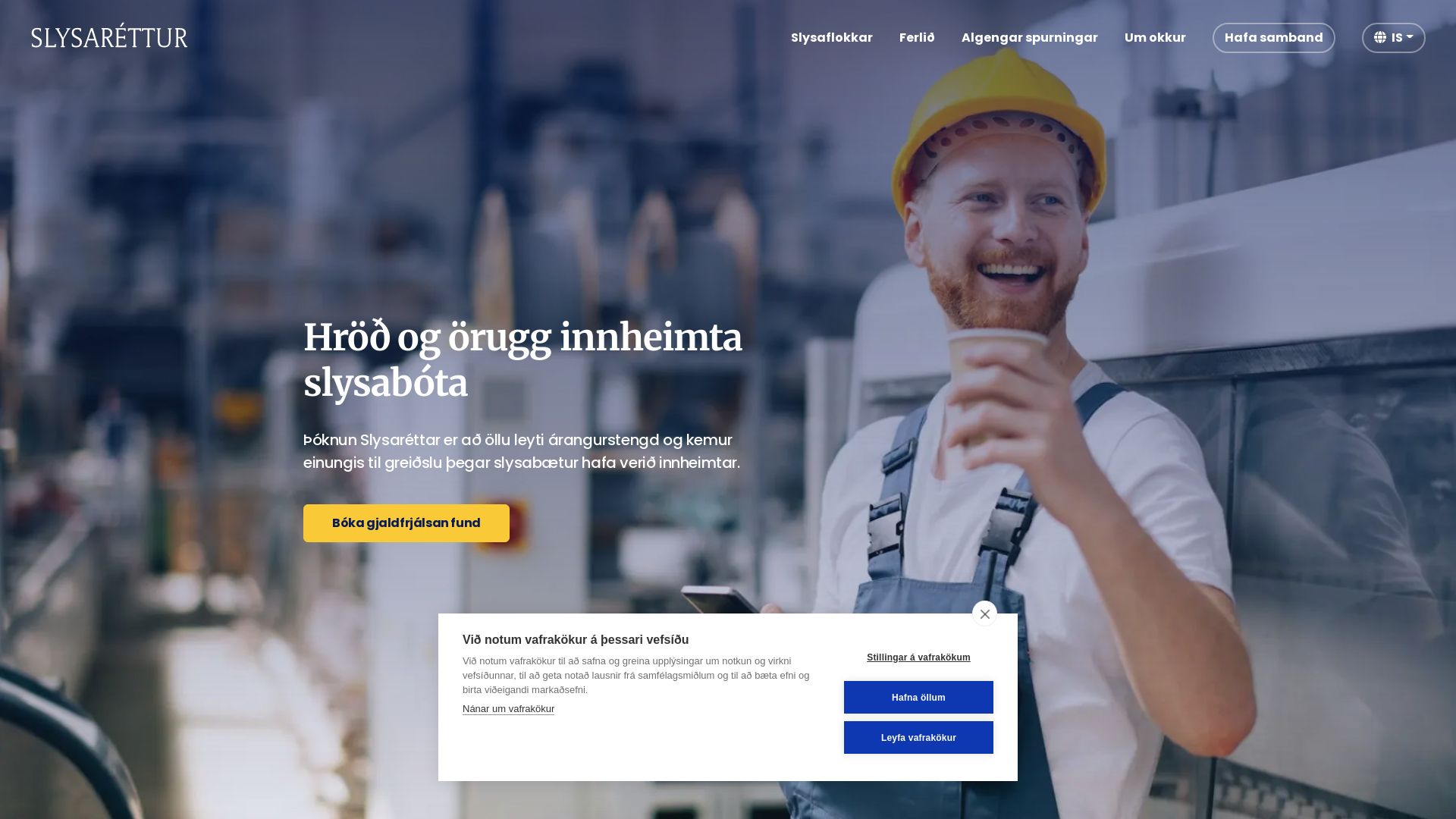 вебсайт slysarettur.is Є   ONLINE