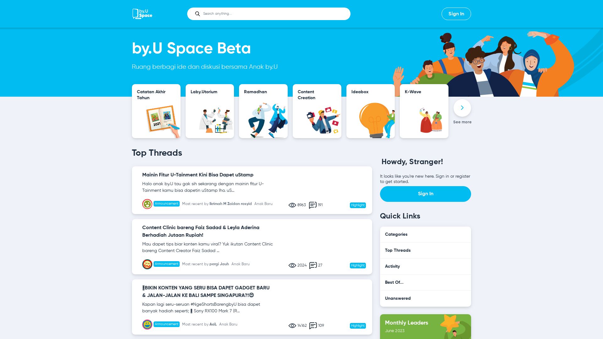 вебсайт space.byu.id Є   ONLINE
