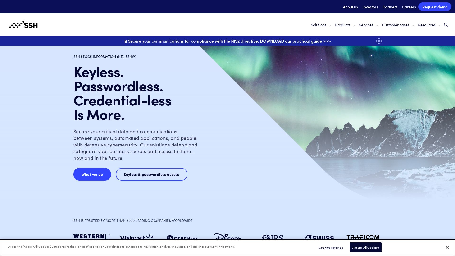 вебсайт ssh.com Є   ONLINE