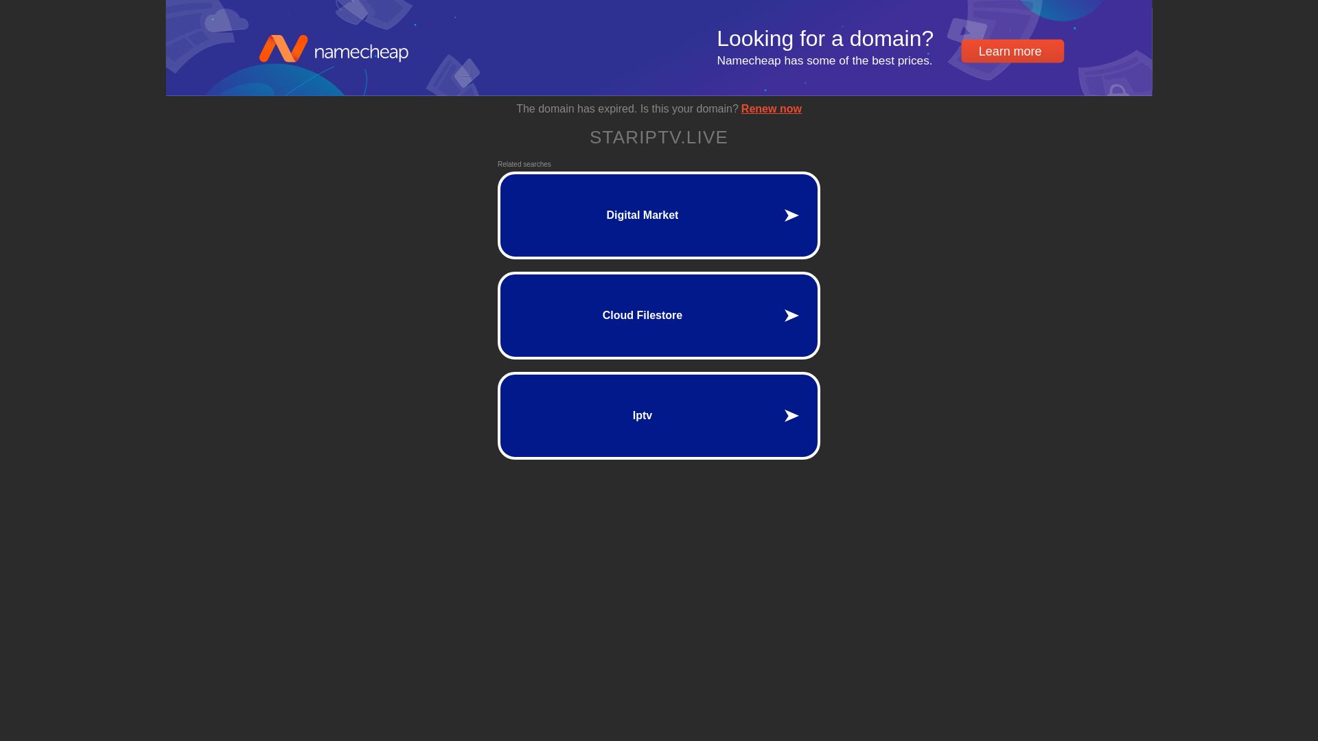 вебсайт stariptv.live Є   ONLINE