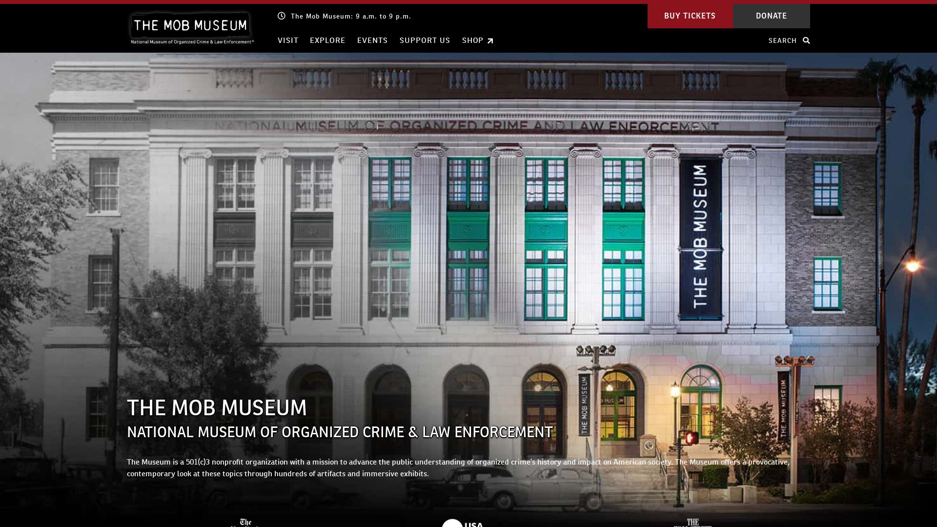 вебсайт themobmuseum.org Є   ONLINE