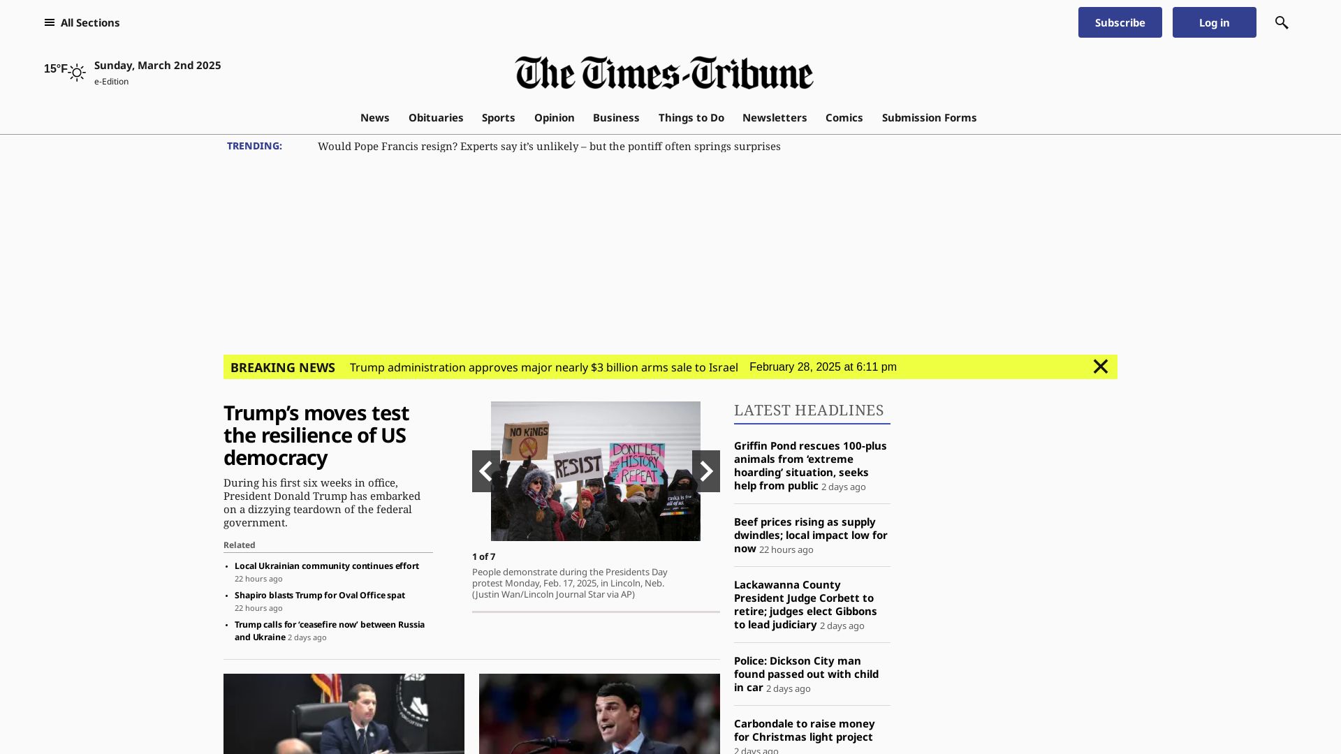 вебсайт thetimes-tribune.com Є   ONLINE
