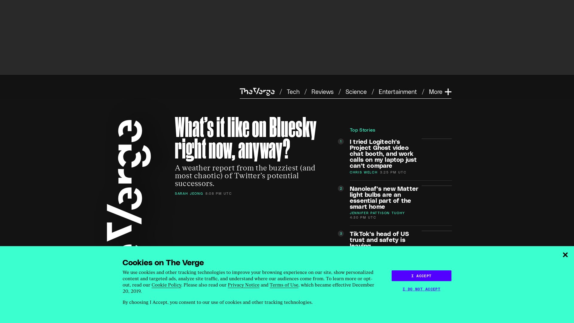 вебсайт theverge.com Є   ONLINE