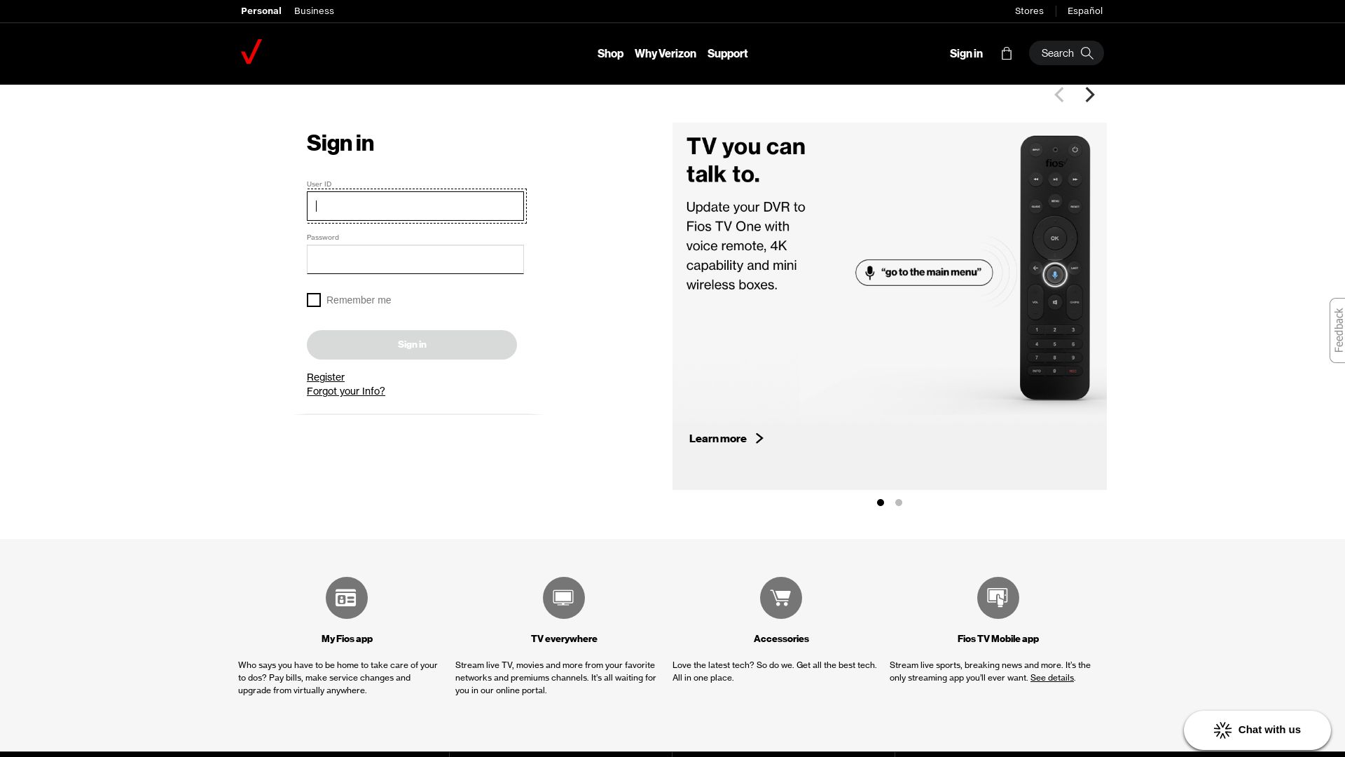 вебсайт verizon.net Є   ONLINE