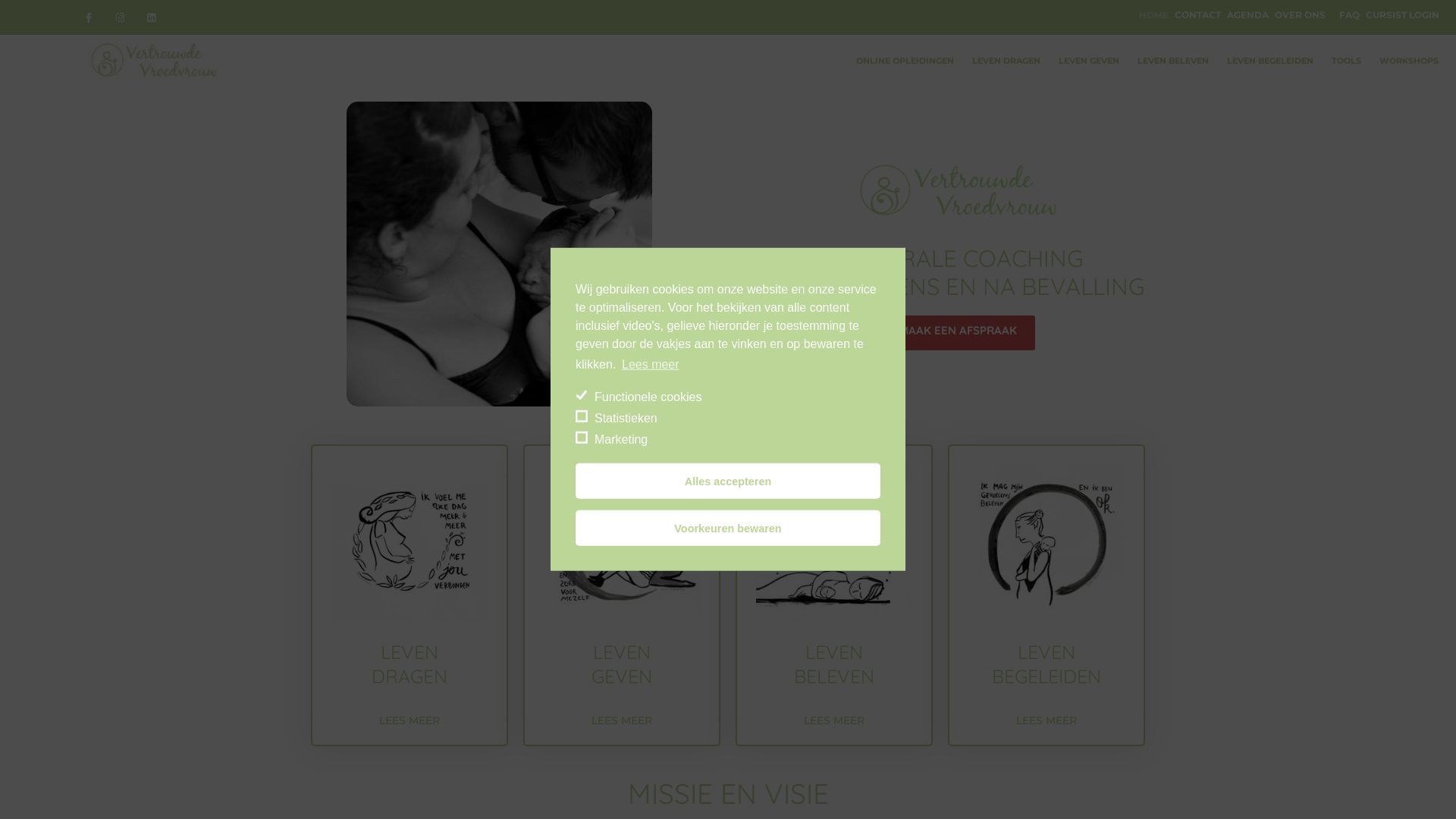 вебсайт vertrouwdevroedvrouw.be Є   ONLINE