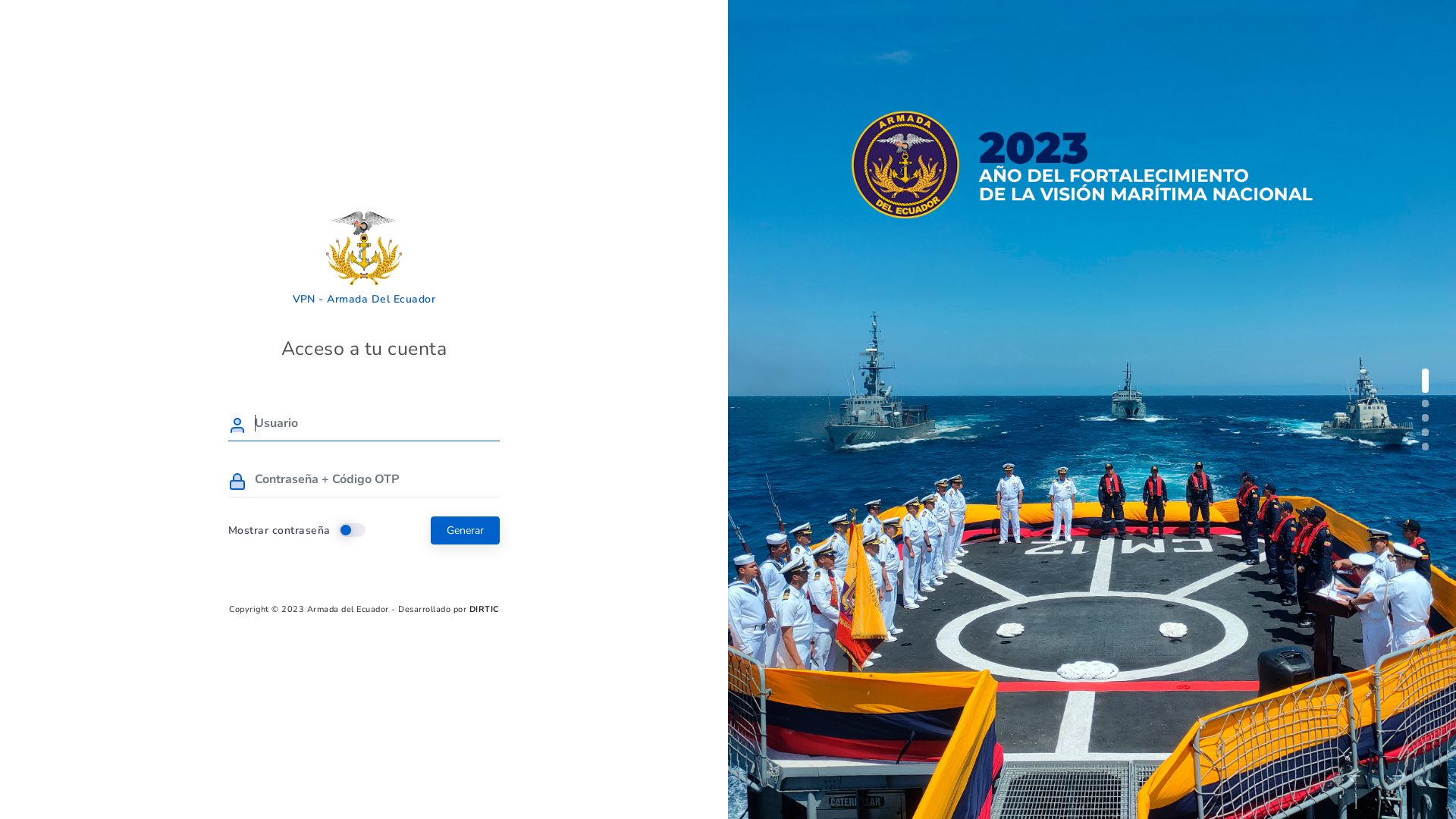 вебсайт vpn.armada.mil.ec Є   ONLINE