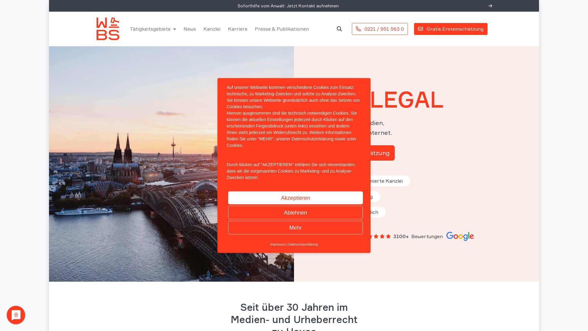 вебсайт wbs-law.de Є   ONLINE