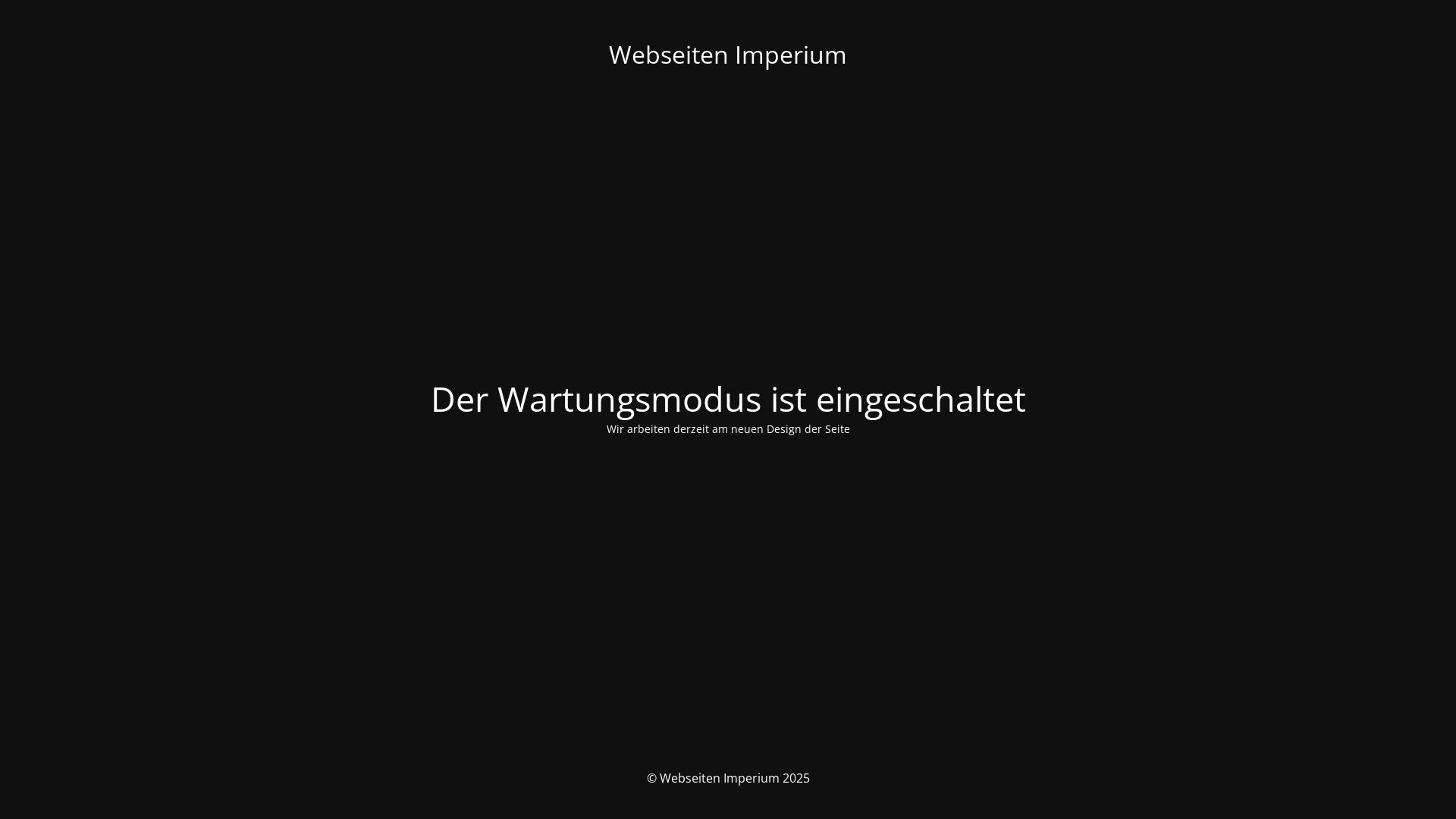 вебсайт webseiten-imperium.de Є   ONLINE