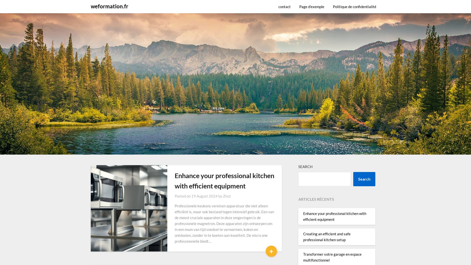 вебсайт weformation.fr Є   ONLINE