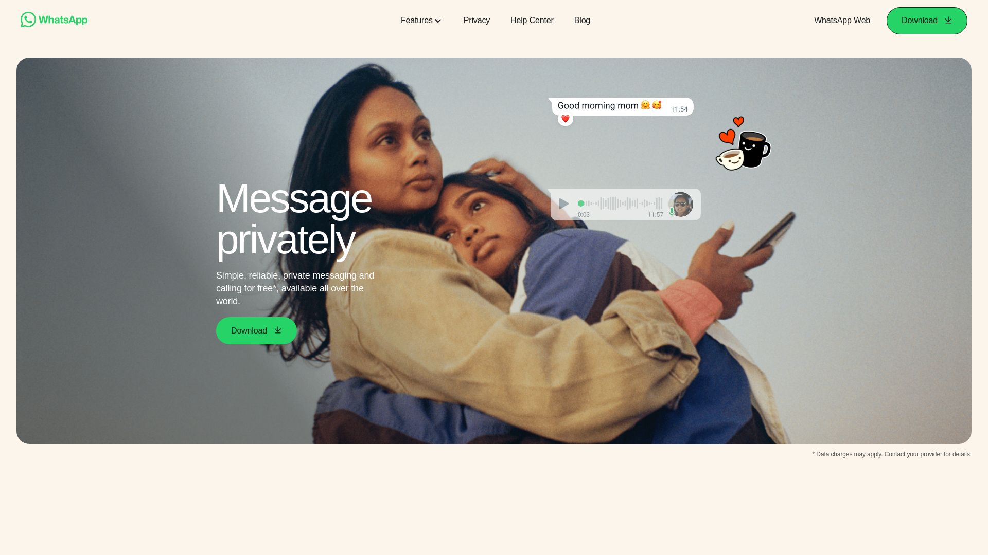 вебсайт whatsapp.net Є   ONLINE