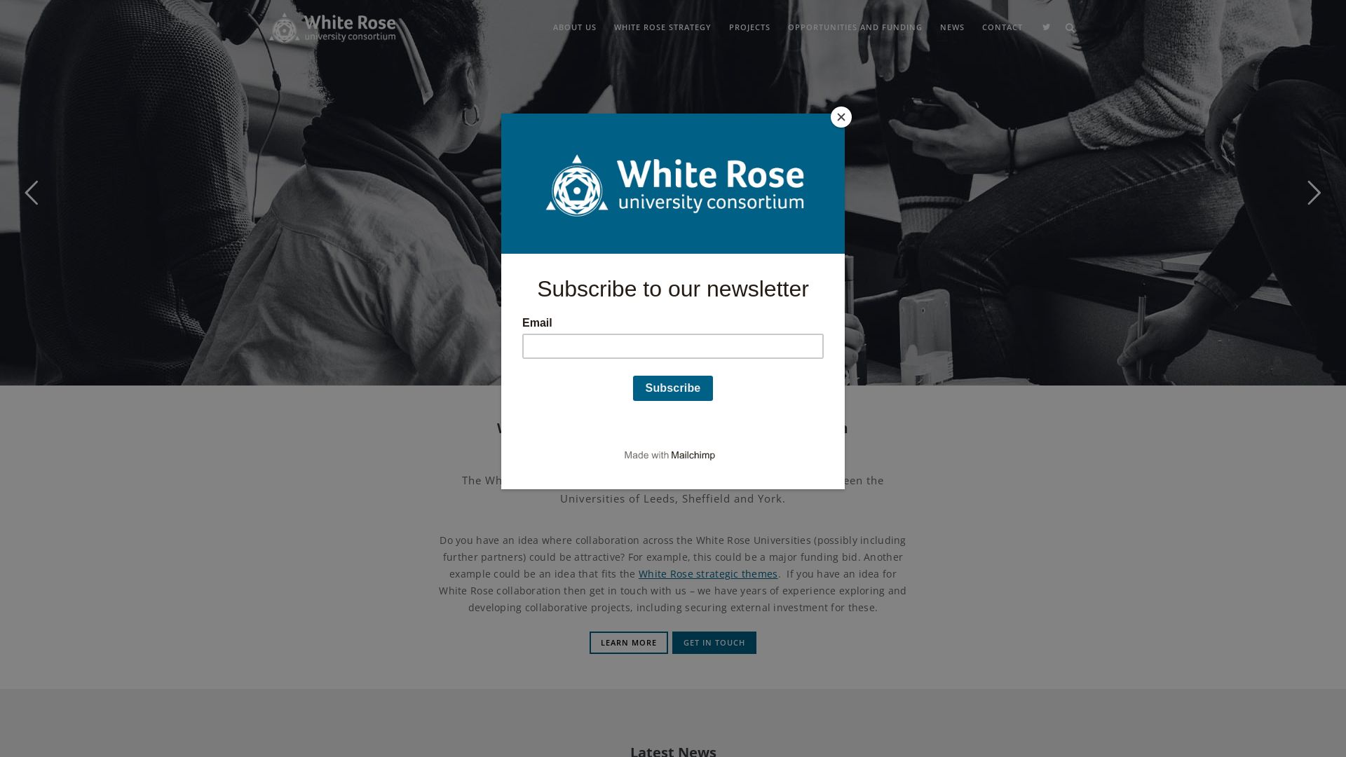 вебсайт whiterose.ac.uk Є   ONLINE