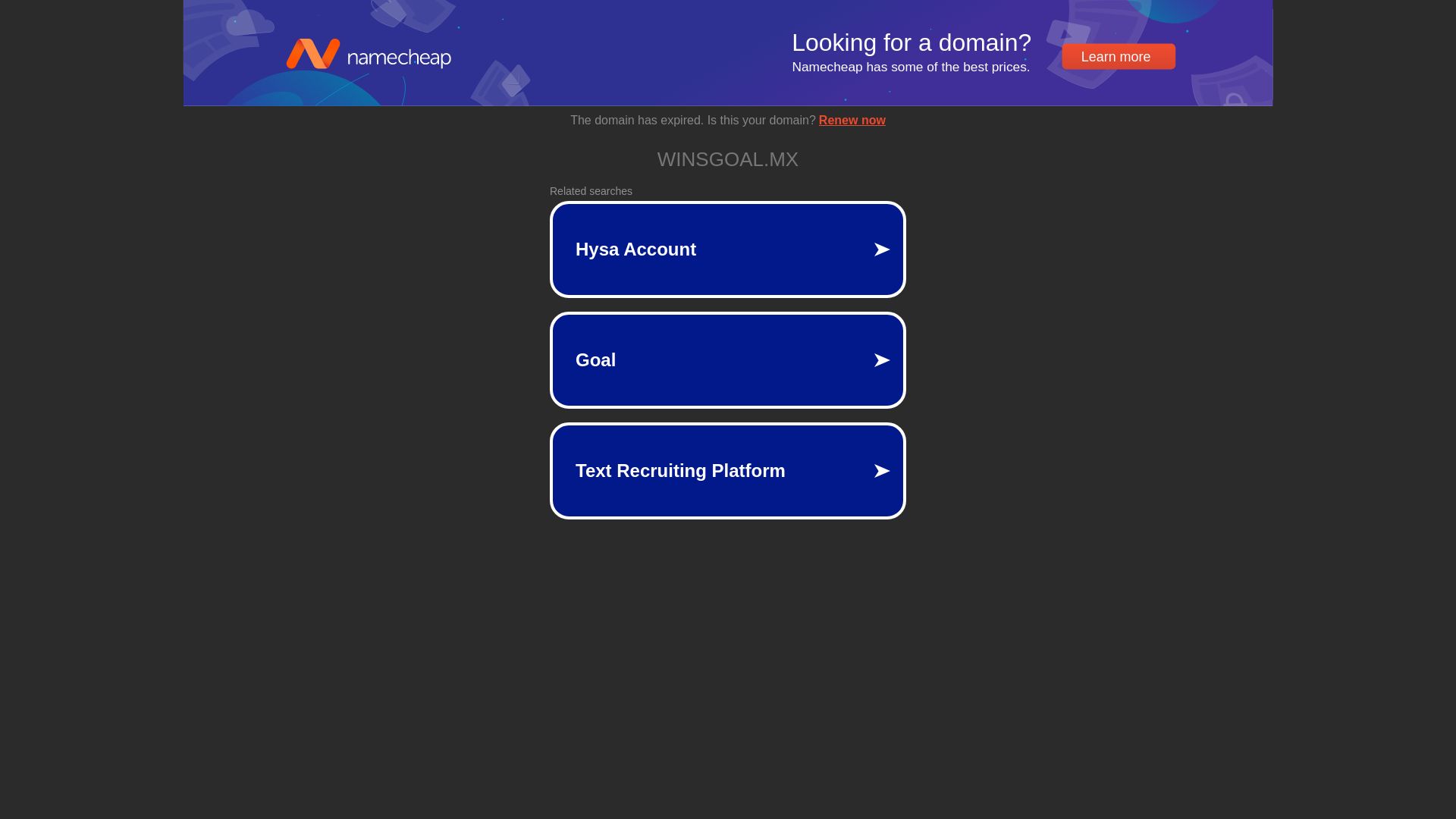 вебсайт winsgoal.mx Є   ONLINE