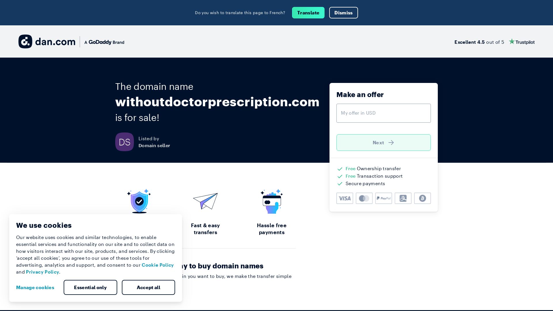 вебсайт withoutdoctorprescription.com Є   ONLINE