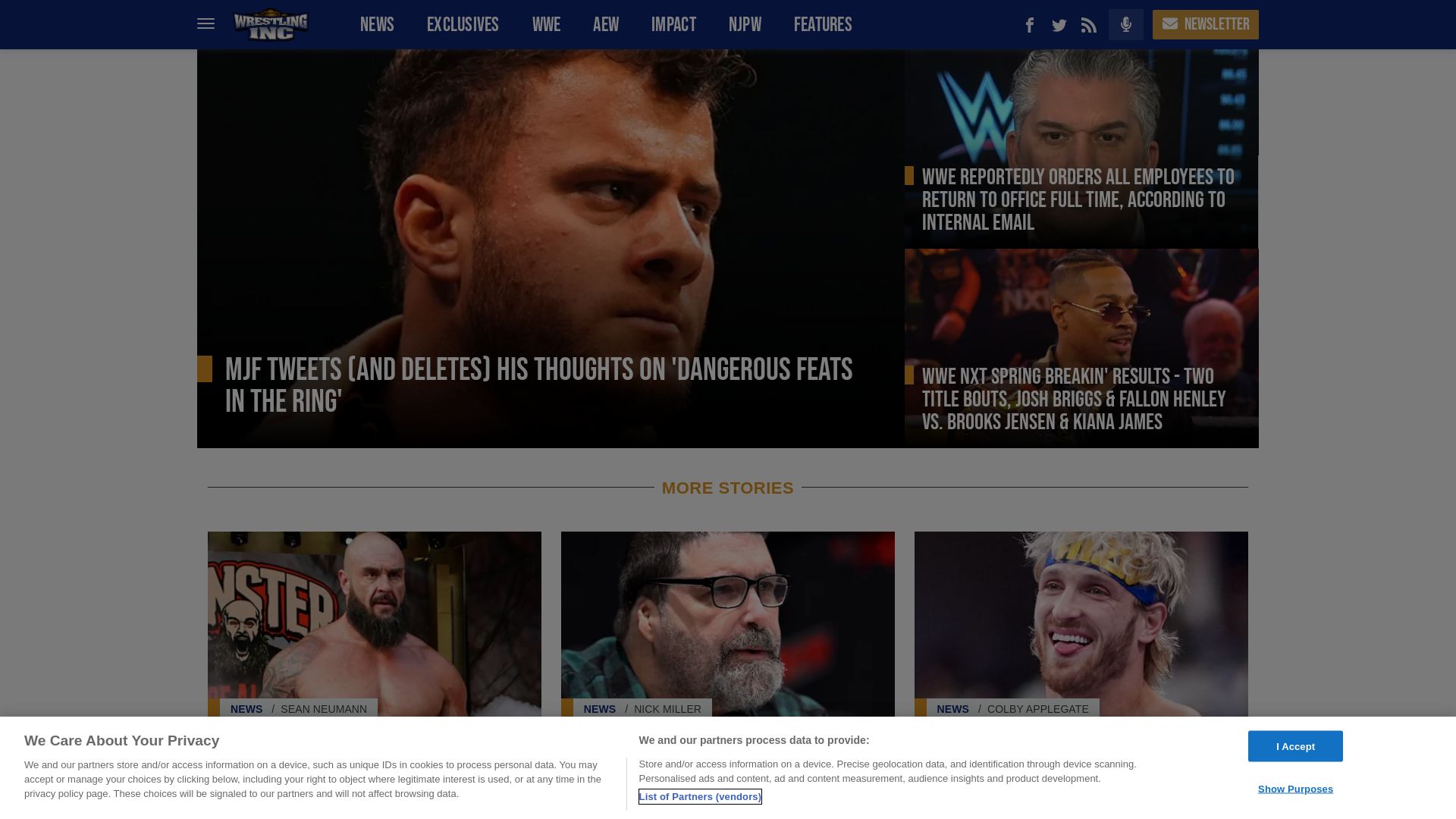 вебсайт wrestlinginc.com Є   ONLINE