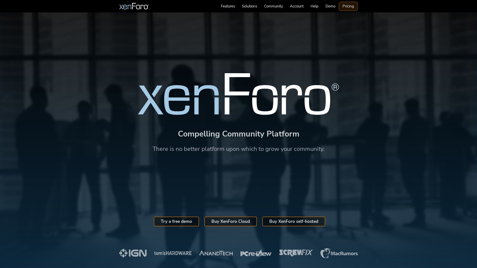 вебсайт xenforo.com Є   ONLINE
