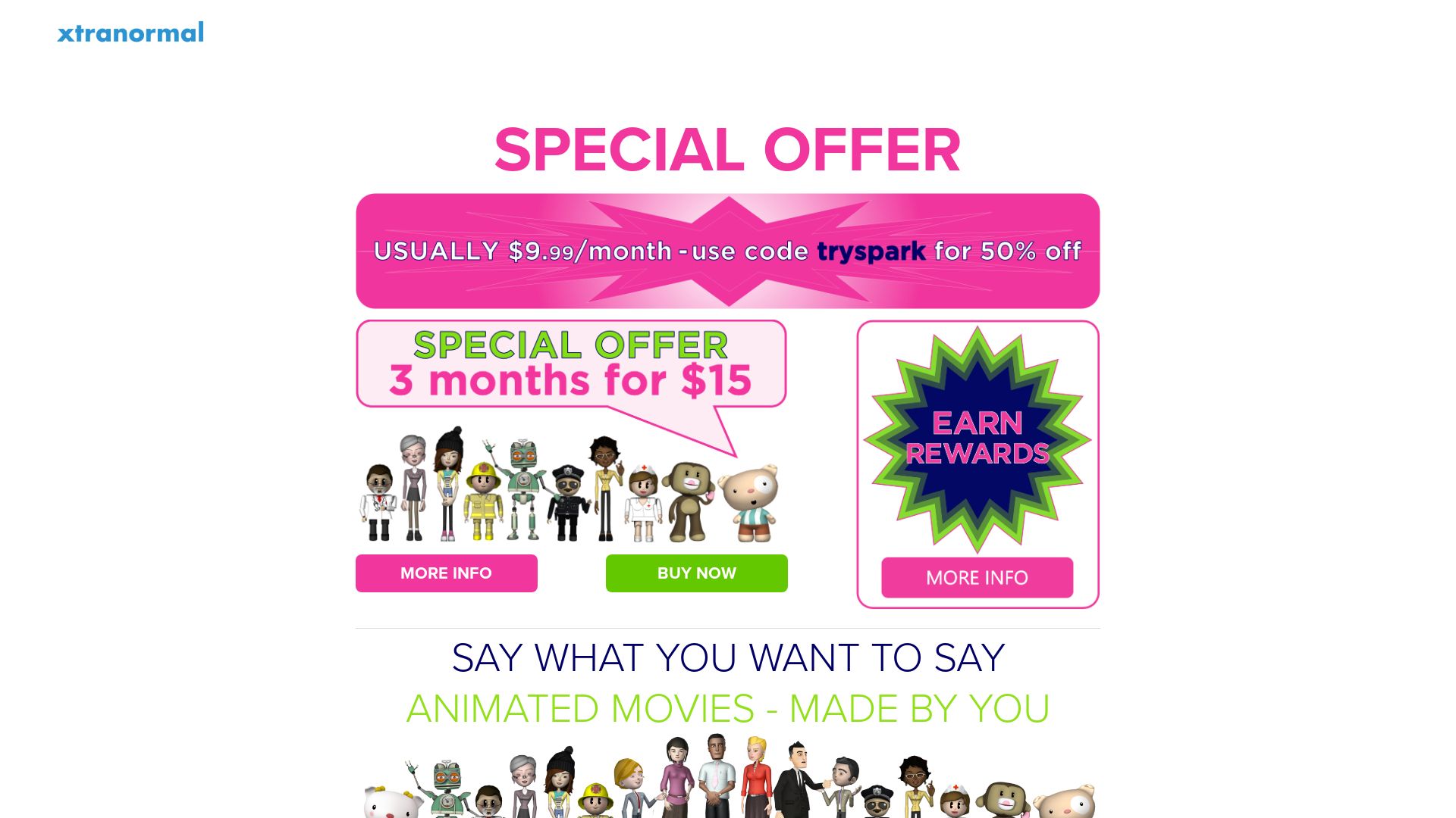 вебсайт xtranormal.com Є   ONLINE